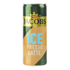 Напій молочний з кавою IcePresso Latte Jacobs з/б 250мл