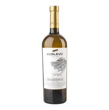 Вино 0.75л 9.7-13% біле сухе Chardonnay Reserve Koblevo пл
