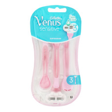 Станок для гоління жіночий одноразовий Sensitive Venus Gillette 3шт