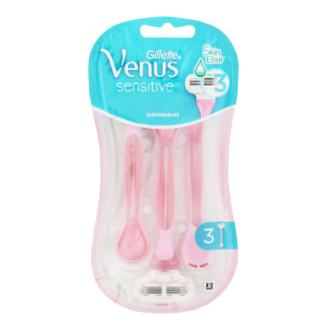 Станок для гоління жіночий одноразовий Sensitive Venus Gillette 3шт