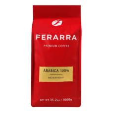 Кава натуральна смажена в зернах 100% Arabica Ferarra м/у 1кг