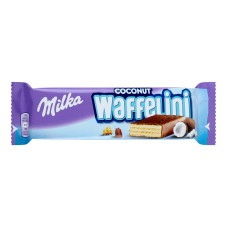 Вафля з начинкою з кокосом вкрита молочним шоколадом Waffelini Coconut Milka м/у 31г