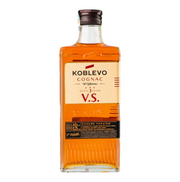 Коньяк 0.25л 40% ординарний 3 зірки V.S. Koblevo пл
