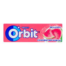 Гумка жувальна без цукру Соковитий кавун Orbit м/у 14г
