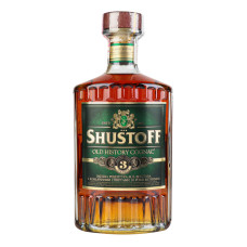 Коньяк 0.5л 40% 3 зірки Shustoff пл