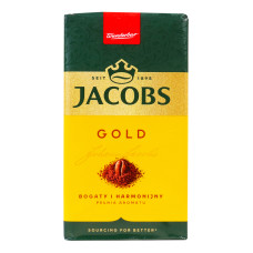 Кава натуральна смажена мелена Gold Jacobs м/у 250г