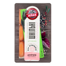 Сосиски варені Шкільні Алан в/ґ лоток 0.35кг Сосиски варені Шкільні Алан в/ґ лоток 0.35кг