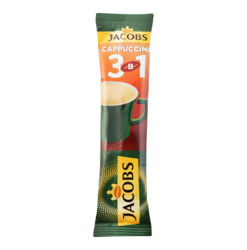 Напій кавовий розчинний Jacobs 3в1 Cappuccino м/у 12.5г