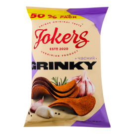 Грінки житньо-пшеничні Часник Jokers м/у 120г