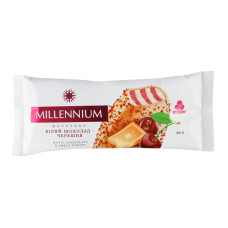 Морозиво вершкове Білий шоколад-черешня Millenium Рудь м/у 80г