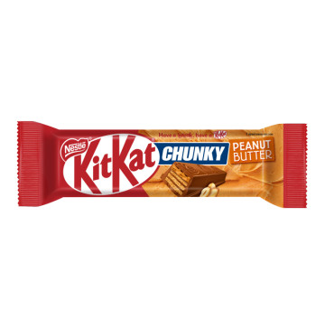 Вафлі з арахісовою пастою в молочному шоколаді Peanut butter Chunky Kit Kat м/у 42г