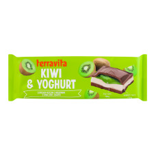 Шоколад молочний Kiwi&Yoghurt Terravita м/у 235г