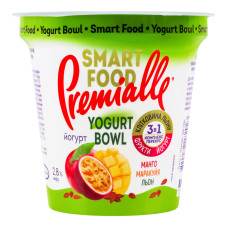 Йогурт 2.8% Манго-маракуя-льон Yogurt bowl Smart food Premialle ст 240г