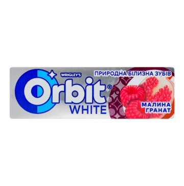 Гумка жувальна без цукру Малина-гранат White Orbit м/у 14г