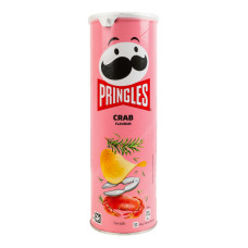 Чипси картопляні зі смаком краба Pringles тубус 165г