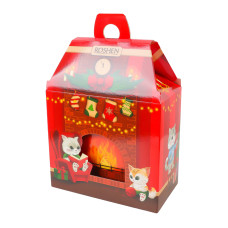 Набір подарунковий Новорічний камін Roshen к/у 665г