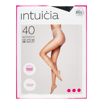 Колготки жіночі Intuicia Activity 40den 3 чорний