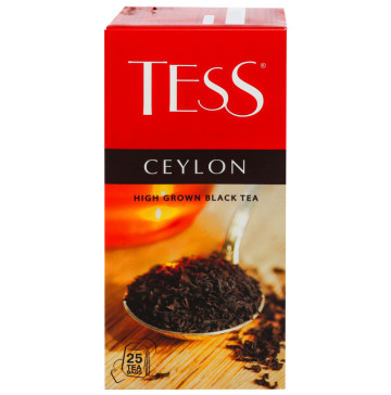 Чай чорний байховий дрібний Ceylon Tess к/у 25х2г