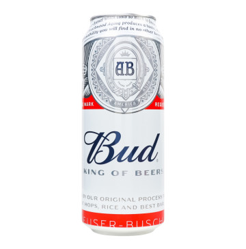 Пиво світле Bud Import з/б 500мл