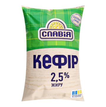 Кефір 2.5% Славія м/у 850г