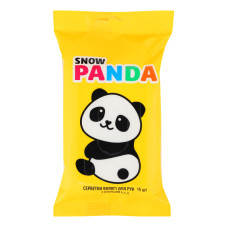 Серветки вологі для рук з екстрактом ромашки Kids Snow Panda 15шт