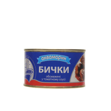 Бички обсмажені у томатному соусі Аквамарин з/б 230г