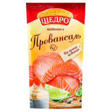 Майонез 67% Провансаль Щедро д/п 150г Майонез 67% Провансаль Щедро д/п 150г