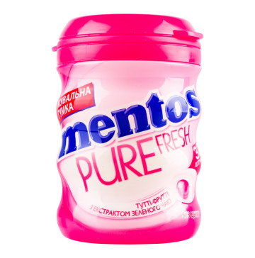 Гумка жувальна Тутті-фрутті Pure fresh Mentos п/б 56г