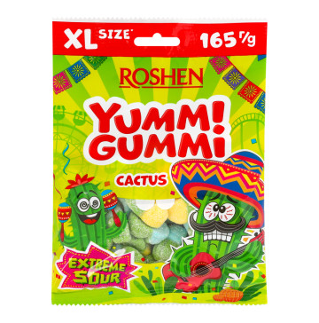 Цукерки желейні Cactus Yummi gummi Roshen м/у 165г