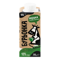 Вершки 10% ультрапастеризовані Бурьонка т/п 200г