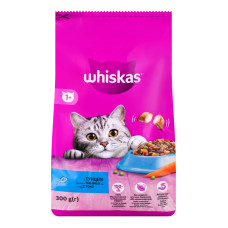 Корм сухий повнораціонний для дорослих котів З тунцем Whiskas м/у 300г