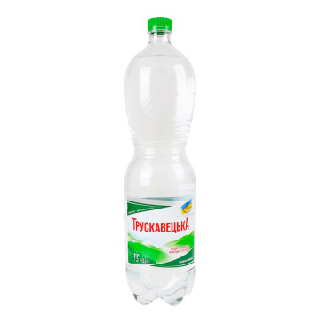 Вода мінеральна природна столова слабогазована Трускавецька п/пл 1.5л