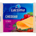 Сир плавлений 36.2% скибочки Cheddar Lactima м/у 8х16.25г