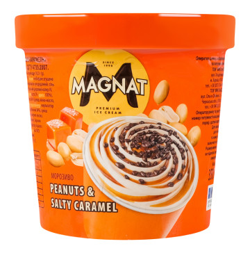 Морозиво Арахіс-солона карамель Magnat ст 350г
