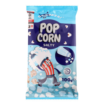 Кукурудза для приготування попкорну в мікрохвильовій печі із сіллю Boomza! м/у 100г