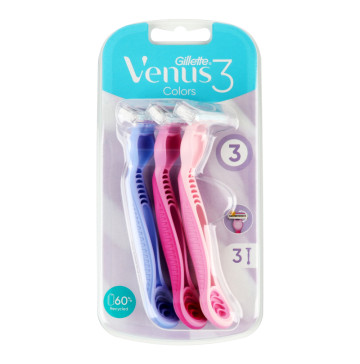 Бритва одноразова Gillette VENUS 3 Колорс 3шт