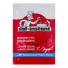 Дріжджі сухі хлібопекарські швидкодіючі Saf-Instant м/у 11г Дріжджі сухі хлібопекарські швидкодіючі Saf-Instant м/у 11г