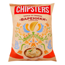 Чіпси картопляні Вареники з капустою Chipster's м/у 100г