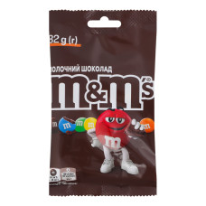 Драже з молочним шоколадом вкриті різнокольоровою цукровою глазур'ю M&M`s м/у 82г