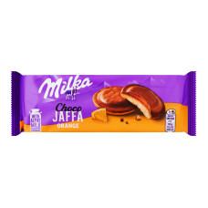 Печиво бісквітне вкрите молочним шоколадом Orange Jelly Choco Jaffa Milka м/у 147г