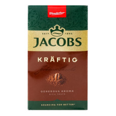 Кава натуральна смажена мелена Kraftig Jacobs м/у 250г