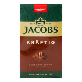 Кава натуральна смажена мелена Kraftig Jacobs м/у 250г