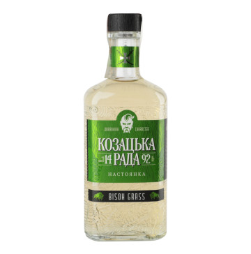 Настоянка 0.5л 37.5% Bison grass Козацька Рада пл