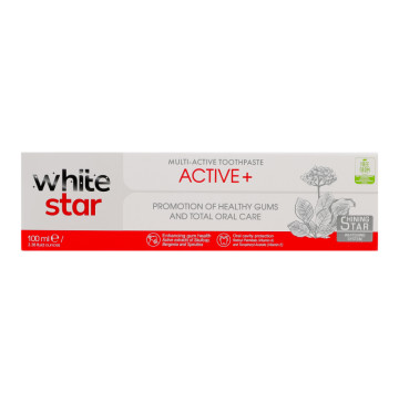 Паста зубна Active + White Star 100мл