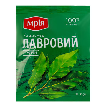 Лист лавровий сухий Мрія м/у 10г