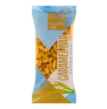Грильяж із повітряного рису Caramel Bar Zolotoi Vek м/у 26г