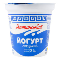 Йогурт 3% Грецький Яготинський ст 260г