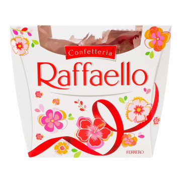 Цукерки в кокосовій стружці з цілим мигдальним горіхом Raffaello к/у 150г