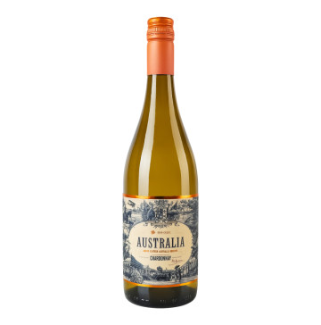 Вино 0.75л 12.5% біле сухе Chardonnay Australia Origin Wine пл