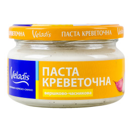 Паста креветочна вершково-часникова Veladis с/б 160г